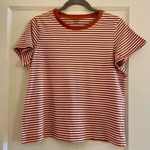 Madewell Striped Ringer Tee | Size L